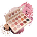 Custom 15-Color Pigmented Eyeshadow Palette