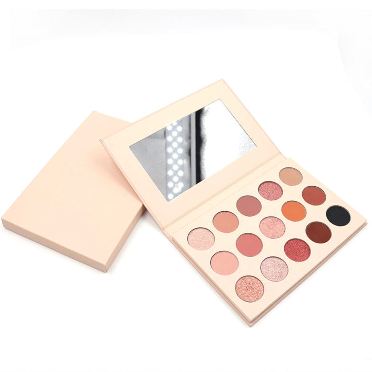 Custom 15-Color Pigmented Eyeshadow Palette