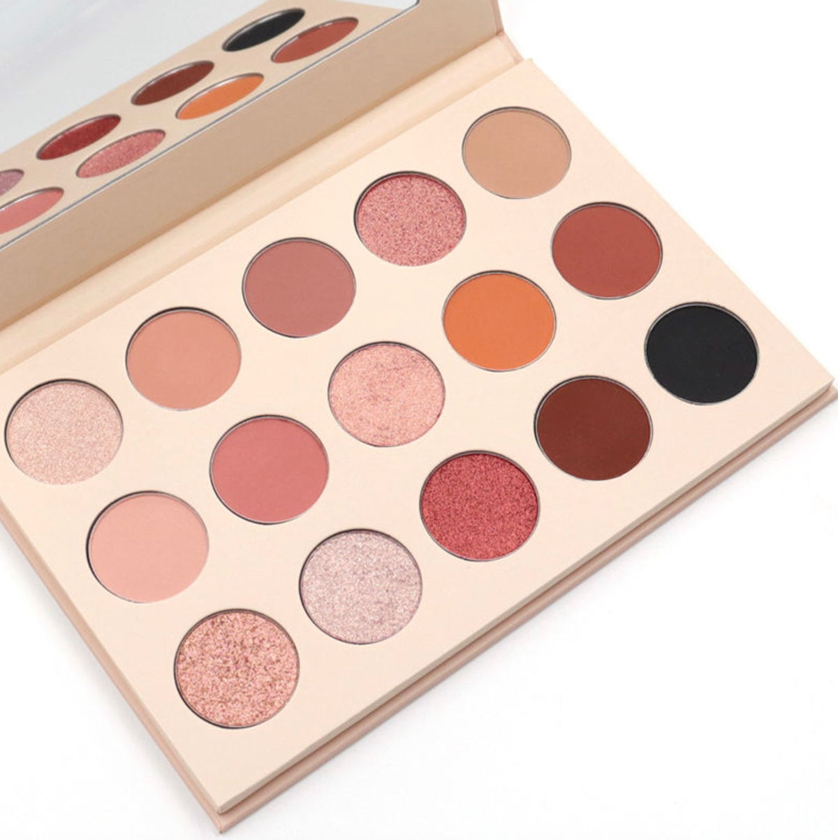 Custom 15-Color Pigmented Eyeshadow Palette