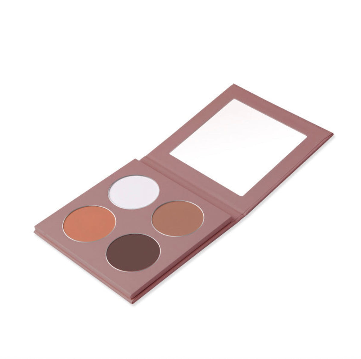 4-Color Custom Logo Waterproof Pressed Powder Palette